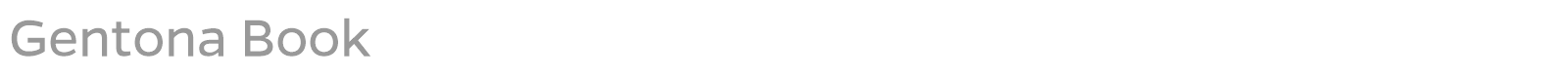 Gentona Book font preview